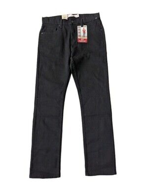 Levi's 511 Men Boys New Size 18  W29X31L Slim Zip Fly Black NWT